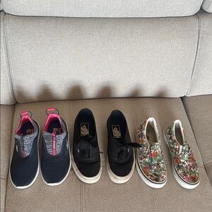 Vans + Speedo Slip-On Shoe girls bundle size 3-3.5